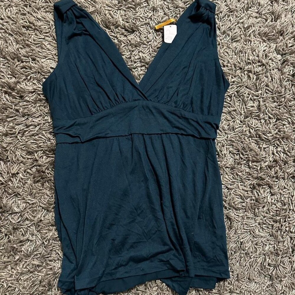 Blue Babydoll NWT Y2K Top Size 2X by Talent